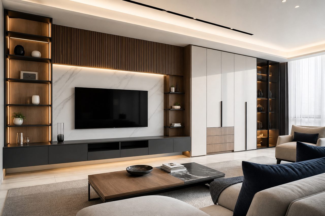 Modular furniture interior